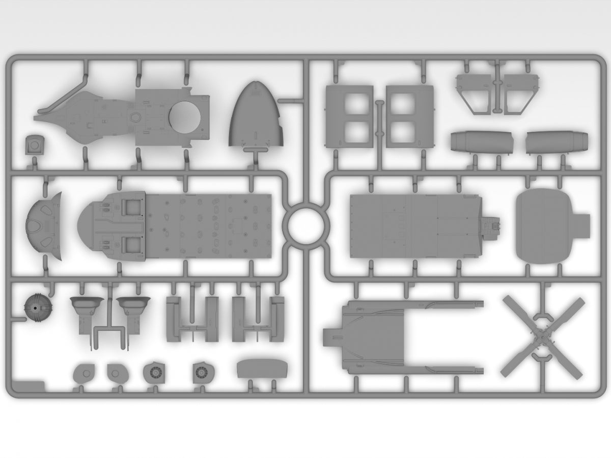 ICM 48361 UH-60A Black Hawk US Military Transport Helicopter 1/48 – Bild 12