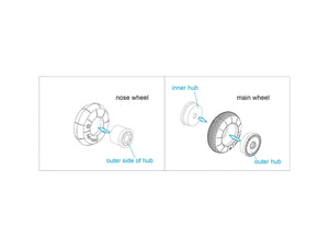 Quinta Studio QT48024 Ka-52 Wheels with separate hubs and weighted tires (Zvezda) 1/48 – Bild 6