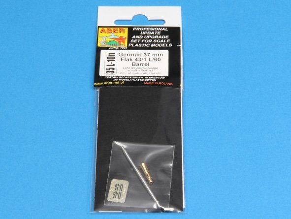 Aber 35L-010N German 37mm Flak 43/1 L/60 Barrel 1/35 – imagen 6