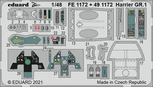 Eduard BIG49292 Harrier GR.1 KINETIC 1/48 – image 5