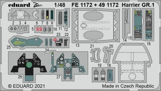 Eduard BIG49292 Harrier GR.1 KINETIC 1/48 – image 5