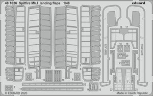 Eduard 481026 Spitfire Mk. I landing flaps 1/48 EDUARD