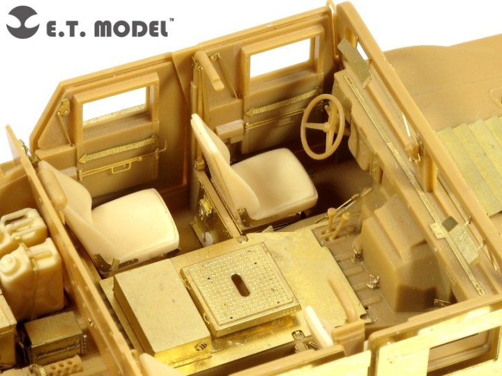 E.T. Model E35-075 US ARMY M1114 HUMVEE Gunner Protection Kit (For BRONCO Kit) 1/35 – immagine 4