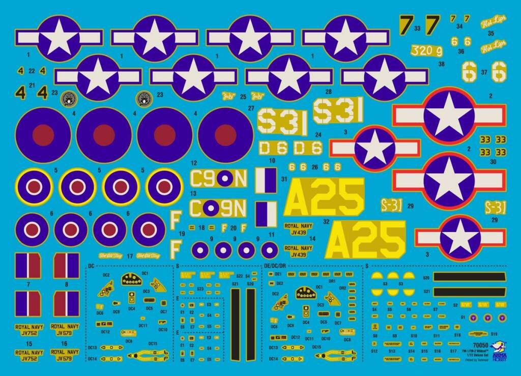 Arma Hobby 70050 FM-1 &amp;amp; FM-2 Wildcat Deluxe Set 1/72 – zdjęcie 2