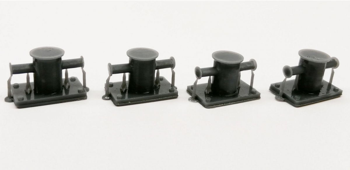 RT-Diorama 35642 3D Resin Print: Moring bollard (4pcs.) 1/35 – Bild 3