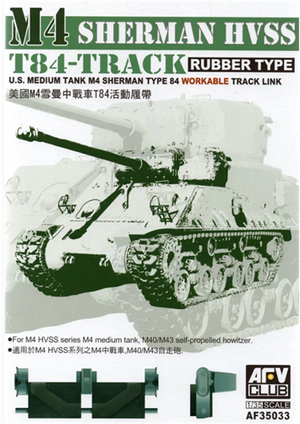 AFV Club 35033 M4 Sherman HVSS T84 Fonctionnel 1/35