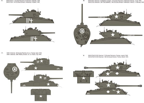 ToRo Model 35D70 - US Army Shermans at ETO vol.1 1/35 – immagine 2