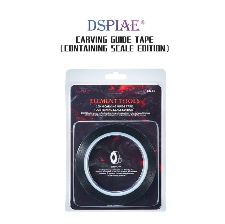 DSPIAE CG-04 4mm ADHESIVE BACKED TAPE MWHR 30M / Taśma maskująca 4mm x 30m – Bild 3