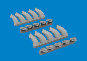 Eduard 6481073 Mosquito exhaust stacks PRINT TAMIYA 1/48 – Bild 2