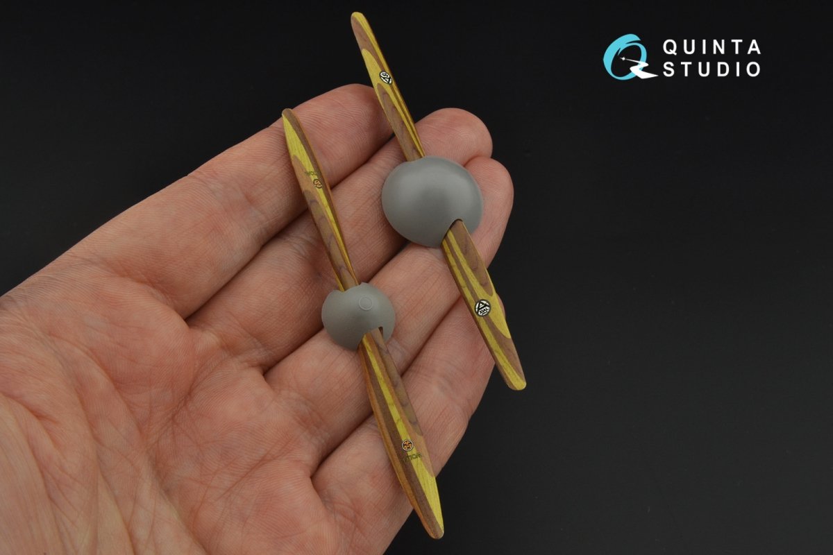 Quinta Studio QP32005 Wooden propellers Axial Wolff (Roden) 1/32 – Bild 2