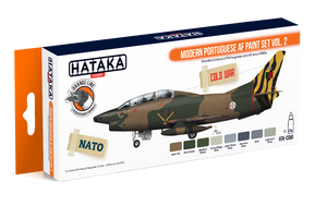 Hataka HTK-CS60 Modern Portuguese AF paint set vol. 2 (8x17ml)