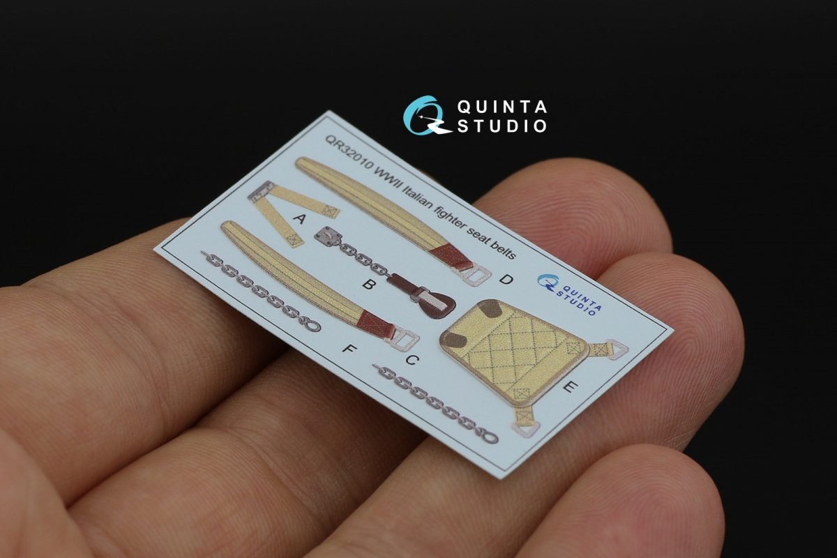 Quinta Studio QD32104 Fiat CR.42 3D-Printed &amp;amp; coloured Interior on decal paper (ICM) 1/32 – Bild 12