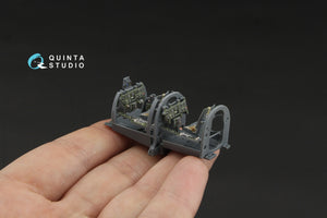 Quinta Studio QD48611 A6M2-K Zero 3D-Printed &amp;amp; coloured Interior on decal paper (Eduard) 1/48 – immagine 8