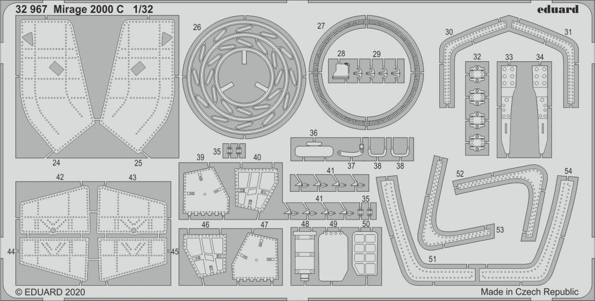 Eduard 32967 Mirage 2000 C for KITTY HAWK 1/32 – immagine 2