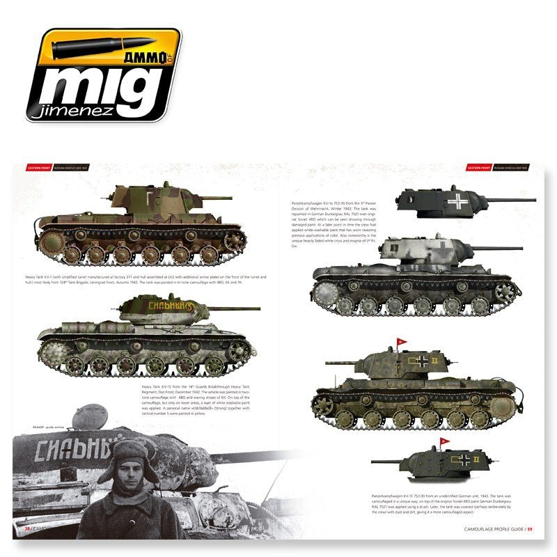 AMMO of Mig Jimenez 6007 EASTERN FRONT. RUSSIAN VEHICLES 1935-1945. CAMOUFLAGE GUIDE ( English) – Bild 4