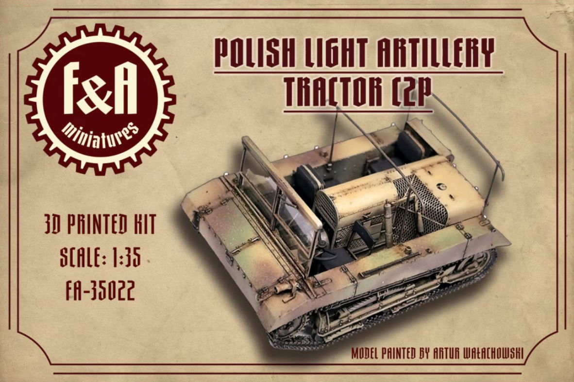 F&A Miniatures FA-35022 Polish Light Artillery Tractor C2P 1/35