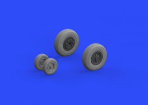 Eduard 648304 F-14A wheels early TAMIYA 1/48 – immagine 2