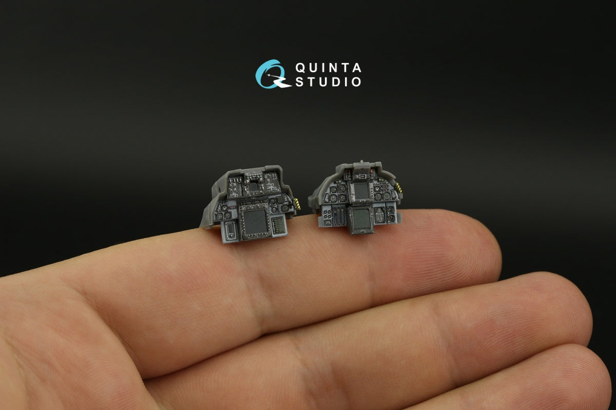 Intérieur imprimé en 3D et coloré pour F-14B de Quinta Studio QDS-48404 sur papier décalcomanie (GWH) (petite version) 1/48 – image 3