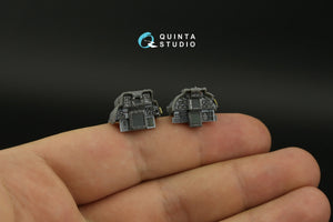 Intérieur imprimé en 3D et coloré pour F-14B de Quinta Studio QDS-48404 sur papier décalcomanie (GWH) (petite version) 1/48 – image 3