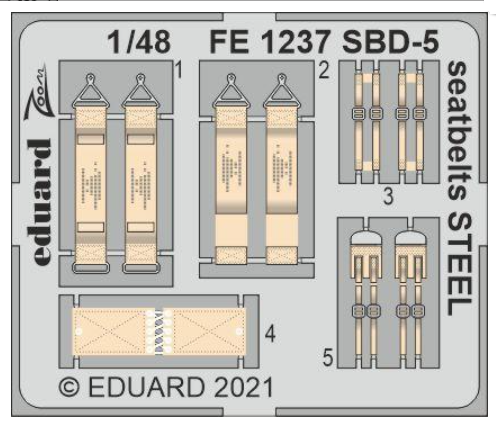 Eduard BIG49314 SBD-5 REVELL 1/48 – immagine 3