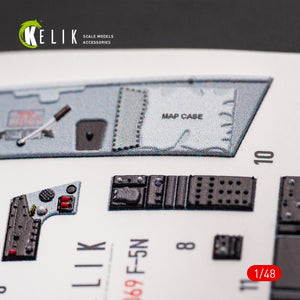 KELIK K48069 F-5N INTERIOR 3D DECALS FOR AFV CLUB KIT 1/48 – immagine 5