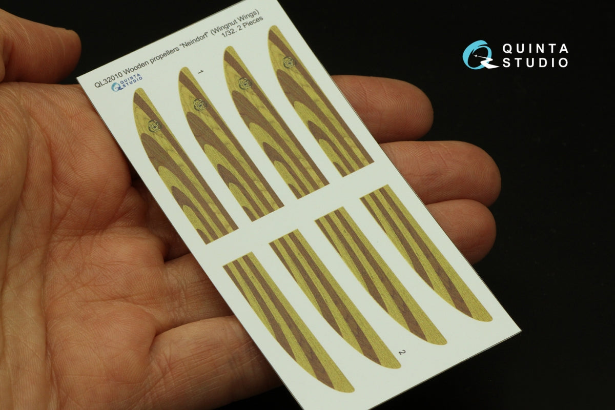 Quinta Studio QL32010 Wooden Propellers Neindorf (Wingnut Wings) 1/32 – imagen 4