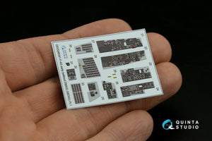 Quinta Studio QD+48341 F-4G early 3D-Printed &amp;amp; coloured Interior on decal paper (Meng) (with 3D-printed resin parts) 1/48 – immagine 6