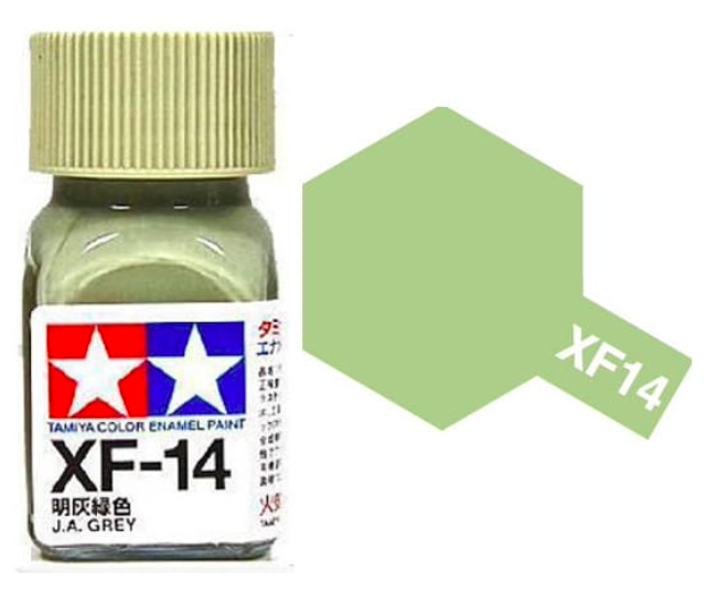 Peinture émail Tamiya XF14 JA Gris (80314)