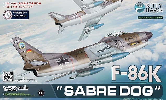 Kitty Hawk 32008 F-86K Sabre Chien 1/32