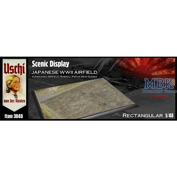 Uschi van der Rosten 3040 Scenic Display Japanese WWII Airfield rectangular 1/48