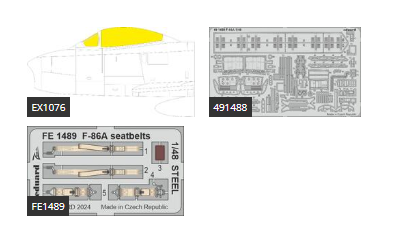 Eduard BIG49439 F-86A CLEAR PROP 1/48 – image 2