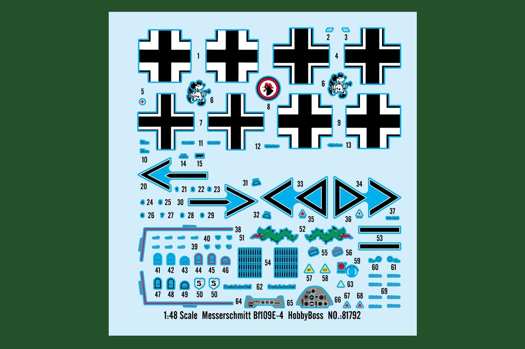 Hobby Boss 81792 Messerschmitt Bf109E-4 1/48 – Bild 4
