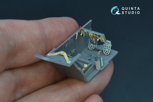 Quinta Studio QD48176 Bf 109E-1 3D-Printed &amp;amp; coloured Interior on decal paper (for Wingsy kits kit) 1/48 – immagine 4