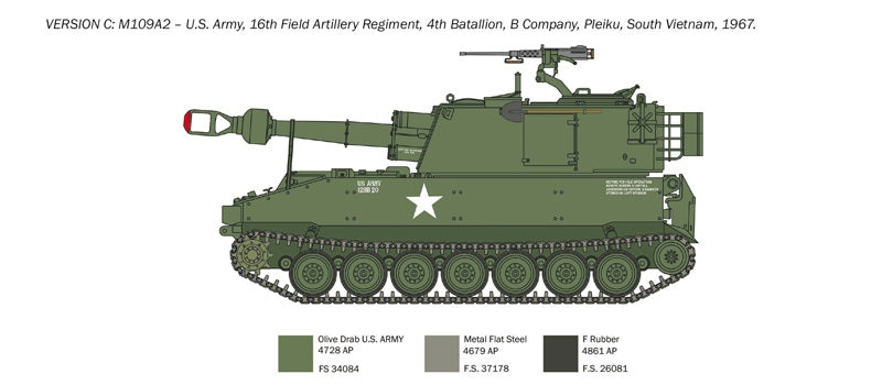 Italeri 6589 M109 A2/A3/G 1/35 – Bild 4