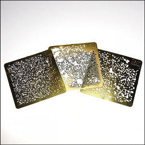 Uschi 4014 TRINITY SPLATTER airbrush stencils set – image 2