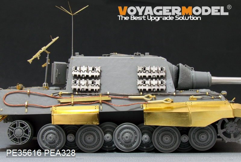 Voyager modèle PEA328 WWII allemand Sd.Kfz.186 Panzerjäger &amp;quot;Jagdtiger&amp;quot; Schurzen (pour DROGON) 1/35 – image 2