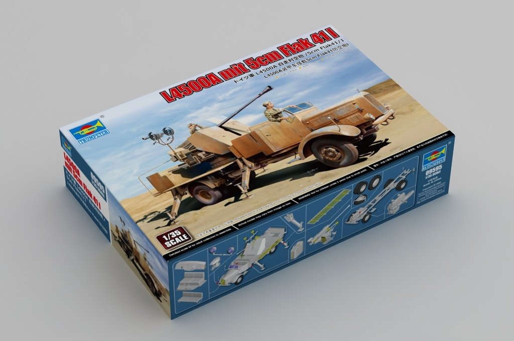 Trumpeter 09595 L4500A avec Flak 41 de 5 cm I 1/35 – image 2