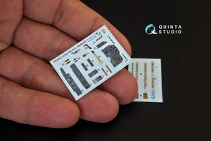 Quinta Studio QD48088 Me-262A 3D-Printed &amp;amp; coloured Interior on decal paper (for Tamiya kit) 1/48 – zdjęcie 4