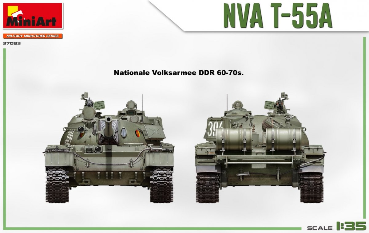 MiniArt 37083 NVA T-55A 1/35 – imagen 8