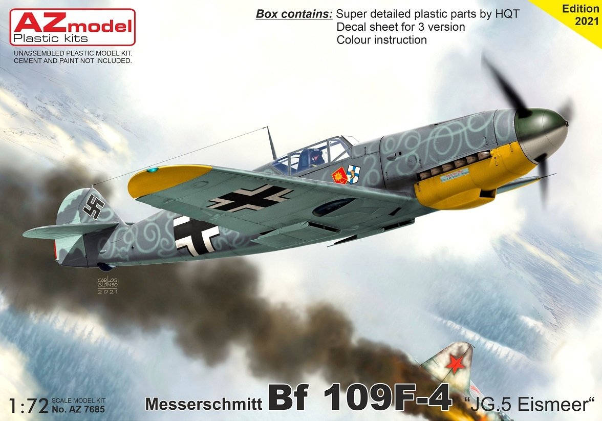 AZ Modèle AZ7685 Bf 109F-4 « JG.5 Eismeer » 1/72