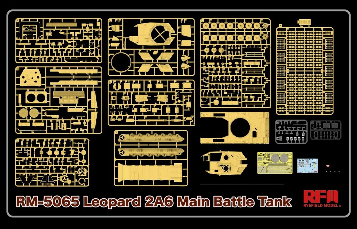 Rye Field Model 5065 Leopard 2A6 Main Battle Tank 1/35 – zdjęcie 2