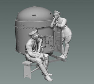 Copper State Models F35-049 Fahrpanzer german leaning crewman 1/35 – zdjęcie 4