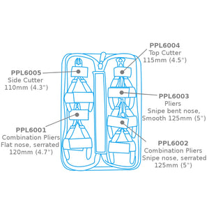 Modelcraft PPL6000 5 Pce Mini Plier Set in Zip-up Case – zdjęcie 2