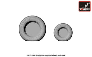 Armory Models AW48312 F-104G Starfighter wheels (w/ optional nose wheels) 1/48 – zdjęcie 5