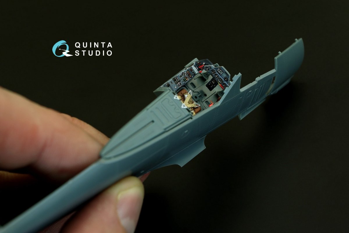 Quinta Studio QD48080 FW 190A-4 3D-Printed &amp;amp; coloured Interior on decal paper (for Eduard kit) 1/48 – Bild 3