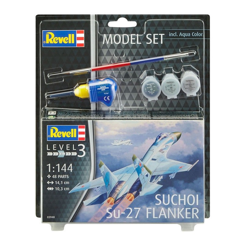 Revell 63948 Model Set Suchoi Su-27 Flanker 1/144