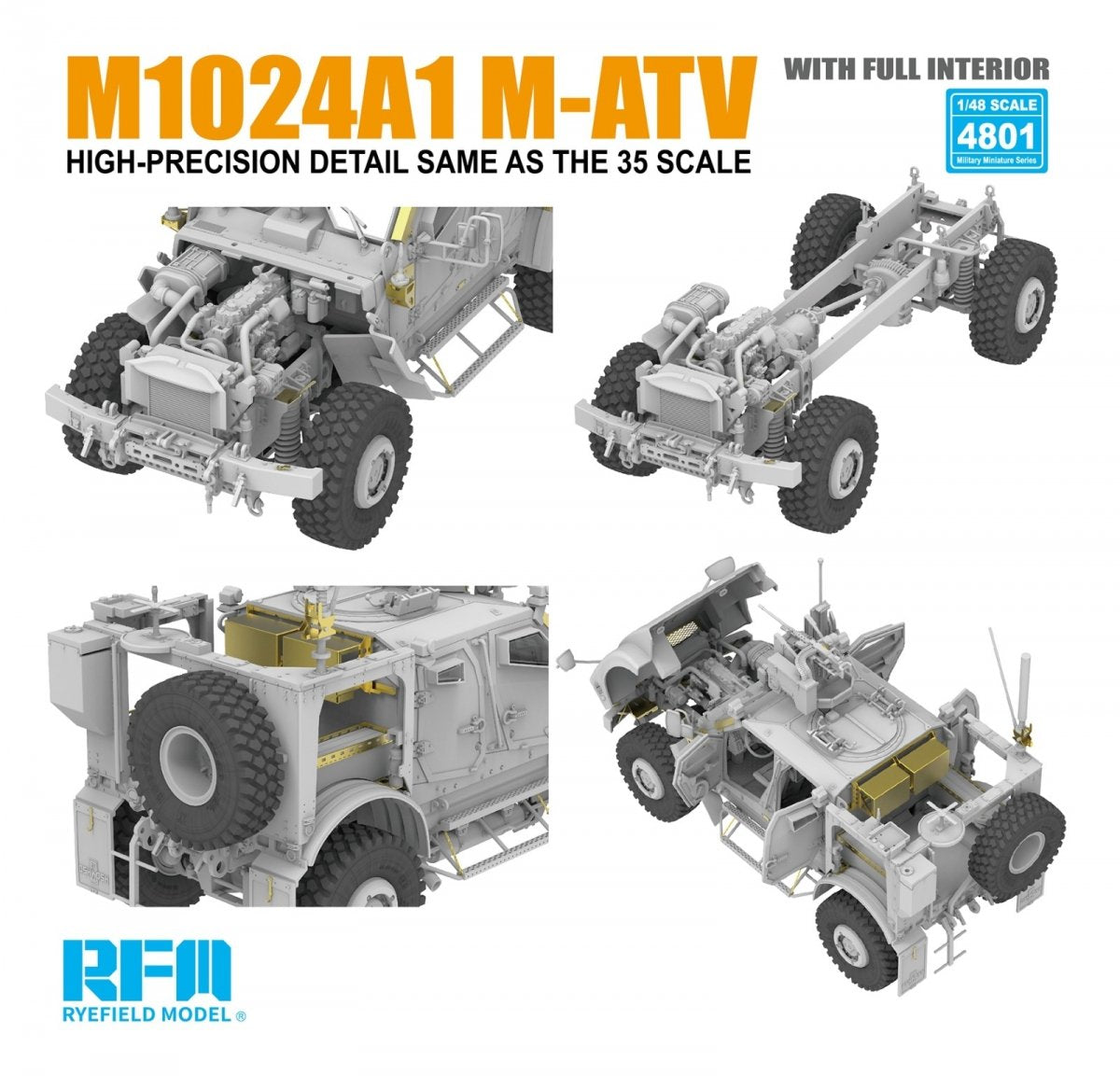 Rye Field Model 4801 M1024A1 M-ATV 1/48 – zdjęcie 6