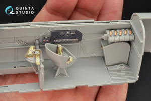 Quinta Studio QD32063 Bf 110C/D 3D-Printed &amp;amp; coloured Interior on decal paper (for Dragon kit) 1/32 – Bild 7
