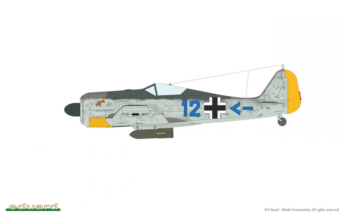 Eduard 84117 Fw 190A-4 w/ engine flaps &amp;amp; 2-gun wings 1/48 – Bild 12