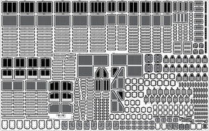 Pontos 21001F1 BISMARCK 1941 Advanced Add-on Set 1/200 – imagen 8